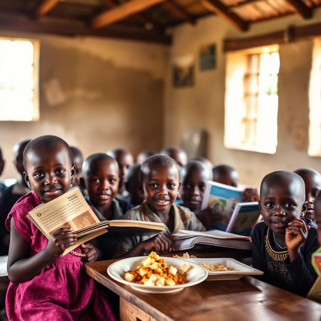 Nursery classroom in Busia supported by the Burlcore Foundation's early education programme