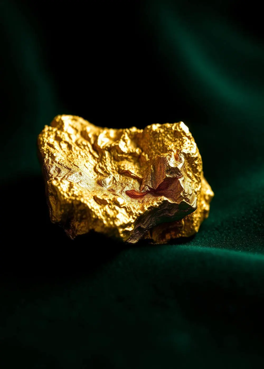 Raw gold nugget